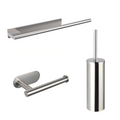 Office Restroom Set - Silver