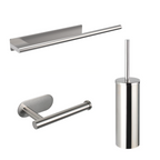 Office Restroom Set - Silver