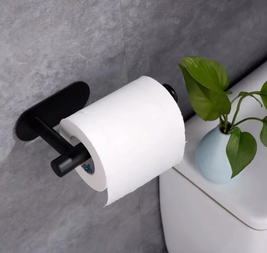 DOESS Toilet Paper Holder Silhouette -Black