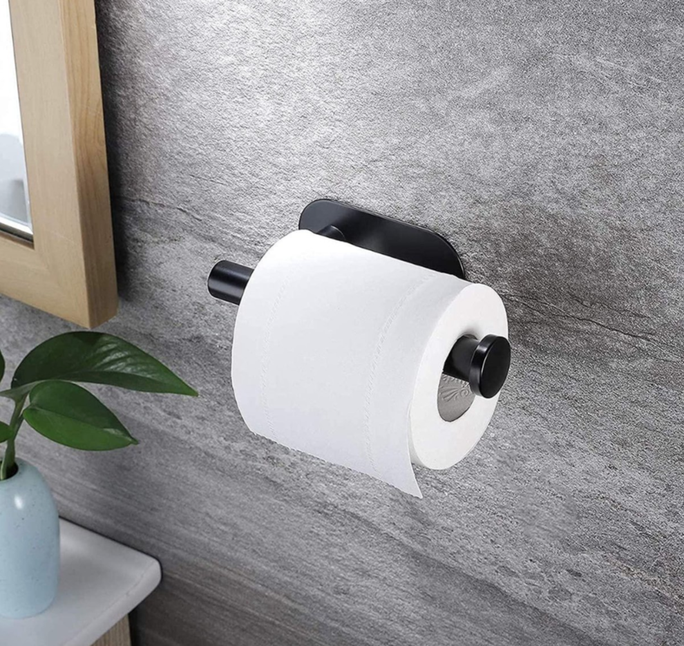 Toilettenpapierhalter Silhouette – Schwarz