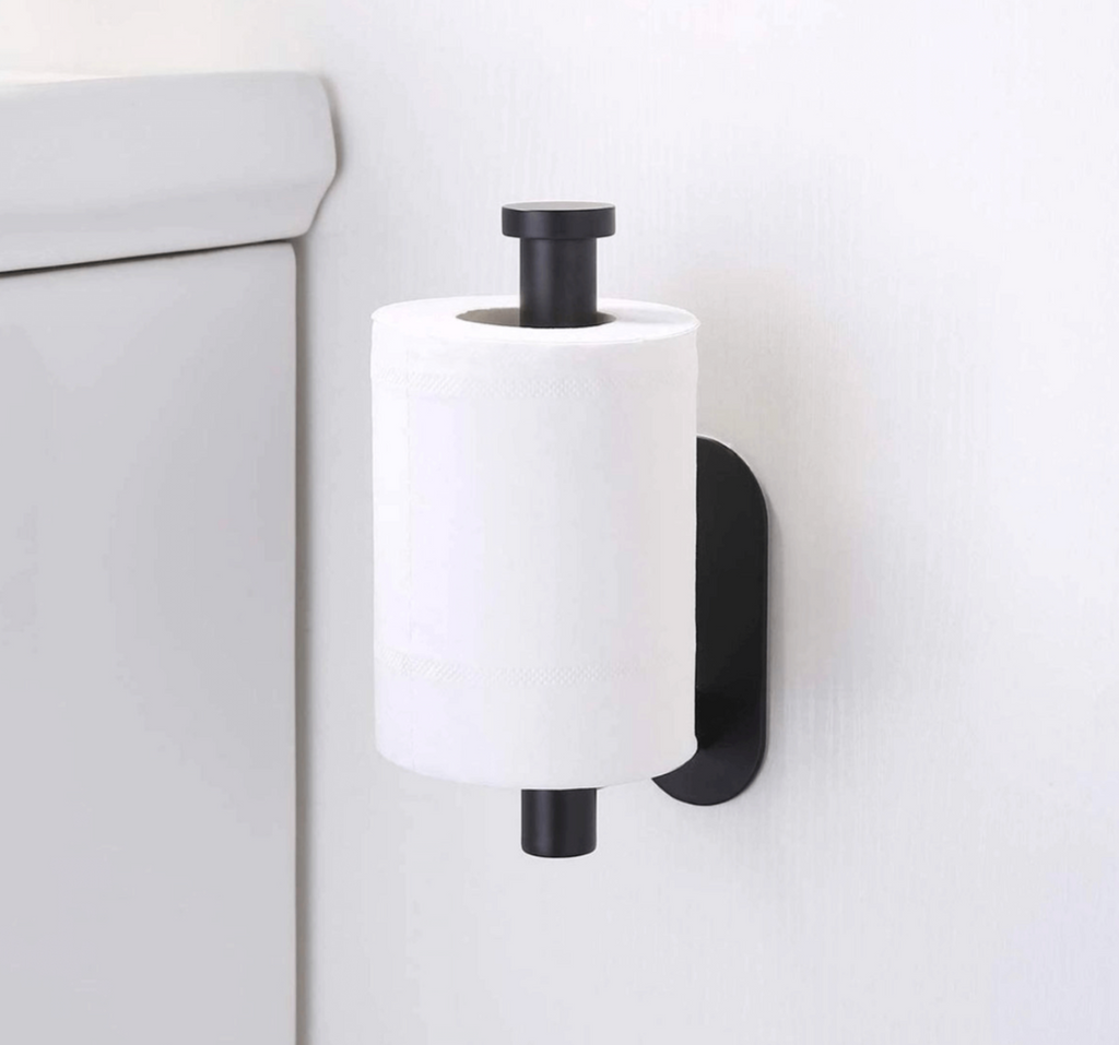 Toilettenpapierhalter Silhouette – Schwarz