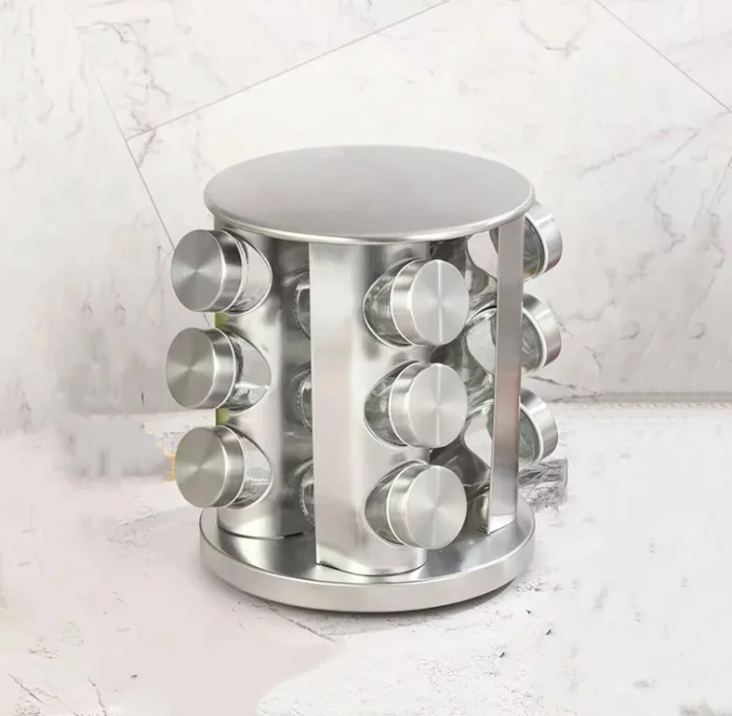 Gewürzregal Zenith – 12 Gewürzgläser