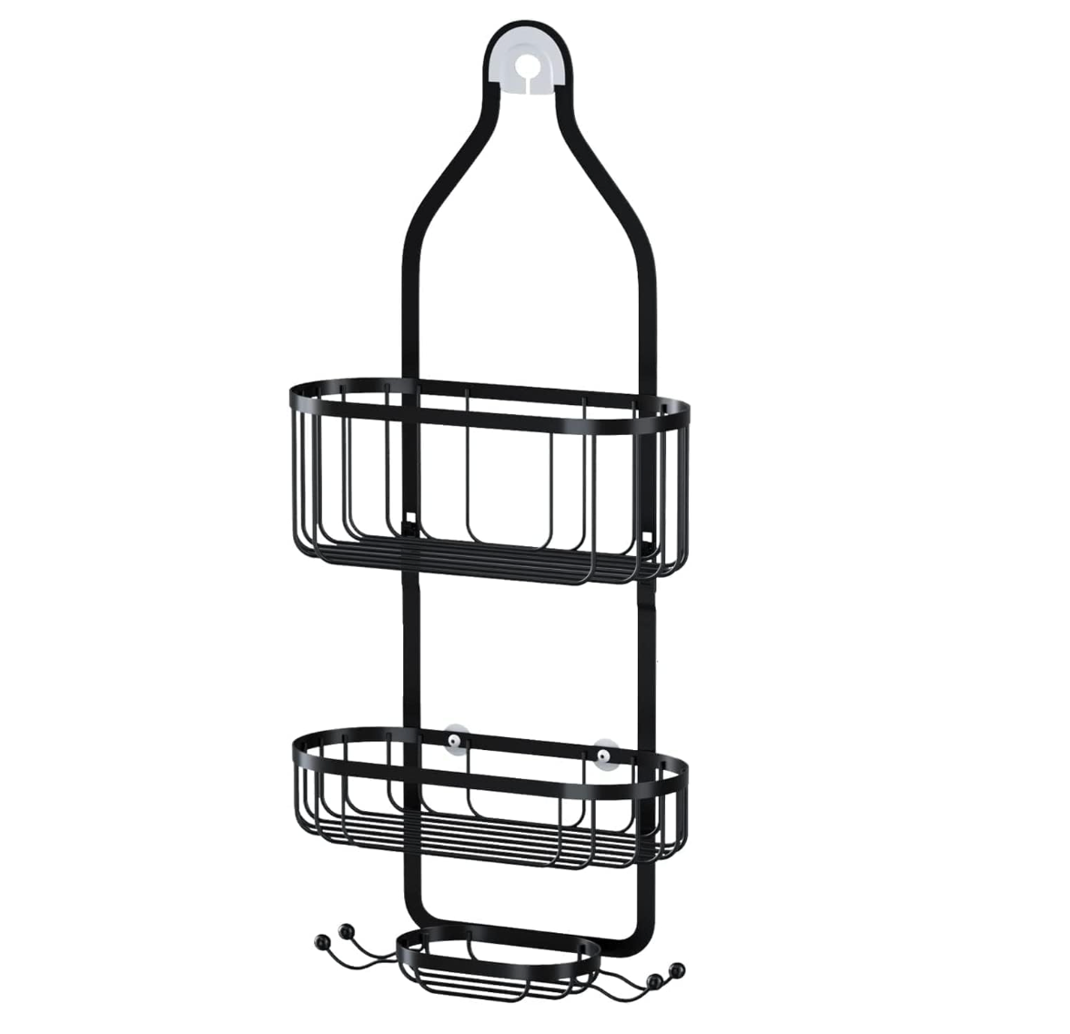 Duschregal Zenith – Schwarz