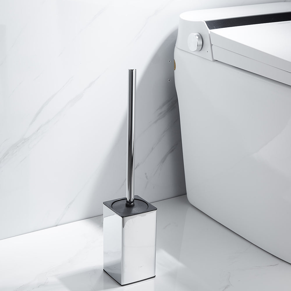 DOESS Toilet Brush Arc -Polished Silver